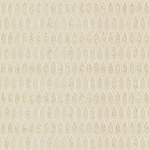 Damour Gold Hexagon Ogee Non Woven Paper Non-Pasted Textured Metallic Wallpaper