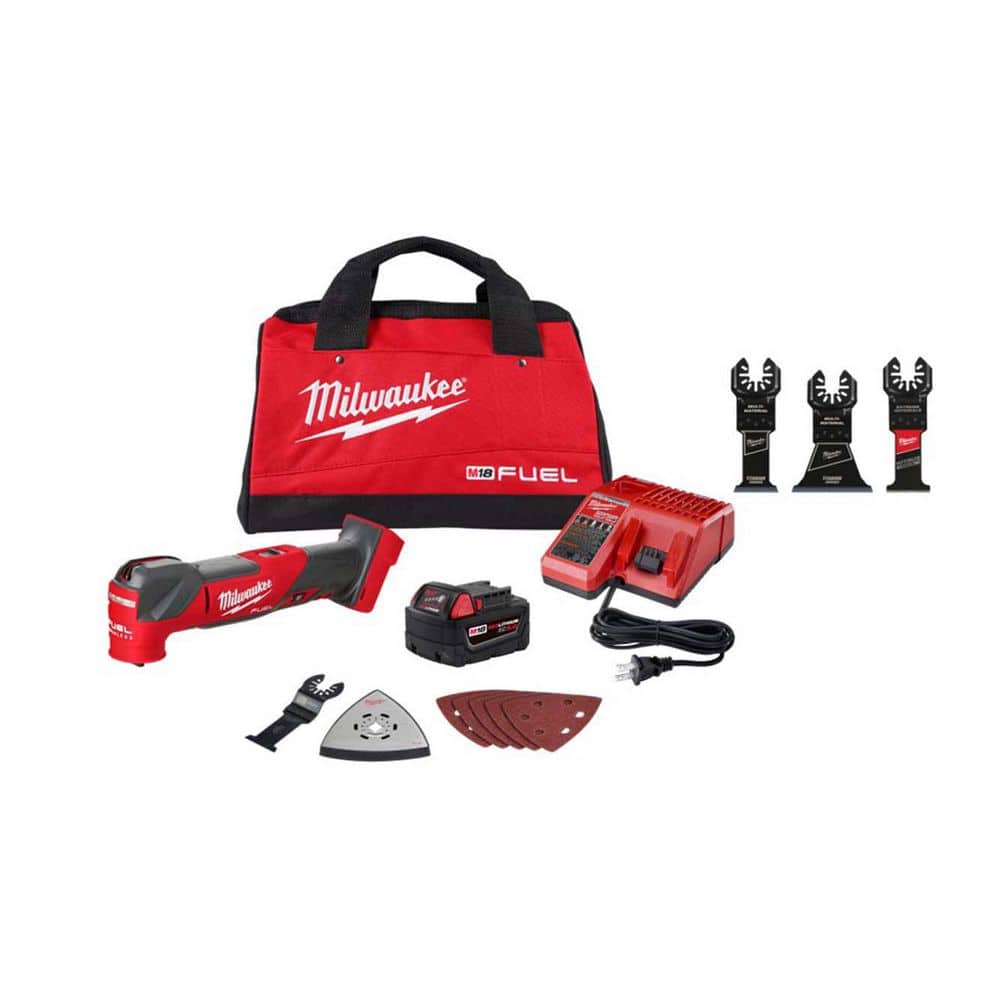 M18 FUEL 18V Brushless Oscillating Multi-Tool Kit w/ 5. 0Ah Battery, Charger, Bag with 3-Pc OMT Multi-Material Kit price history on PriceWatchPro