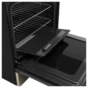 30 in. 5-Burners Smart Free-Standing Gas Convection Range in Slate with EasyWash Oven Tray And No-Preheat Air Fry