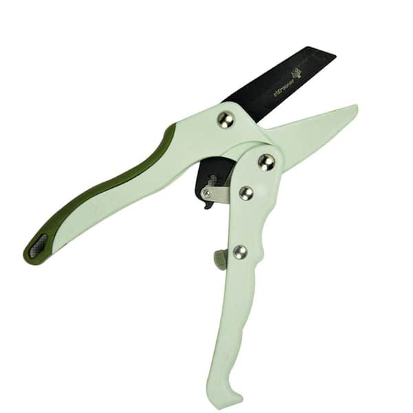 Worth Garden 8 in. Garden Hand Ratchet Pruner