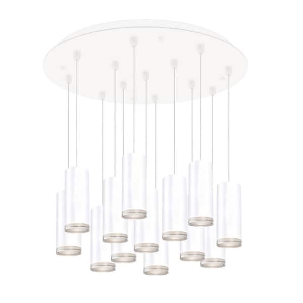 Cameo 24-in White 13-Light Multi Pendant