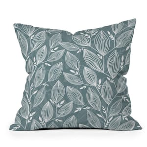 Blue RosebudStudio Perfect 18 in. x 18 in. Throw Pillow