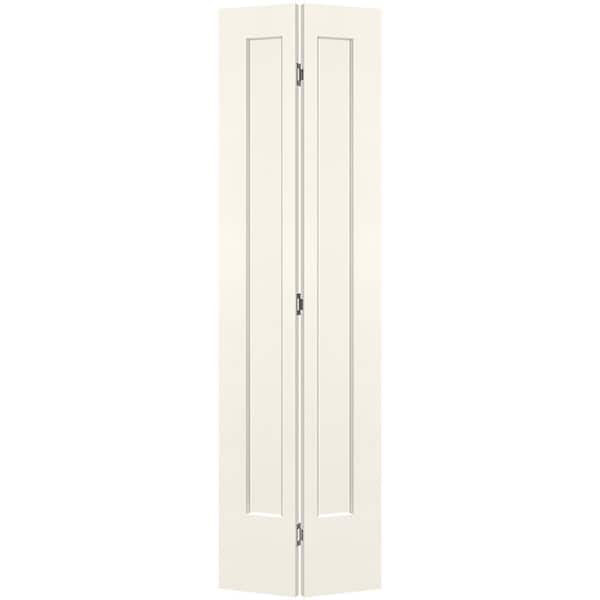Masonite 24 in. x 80 in. 1-Panel Lincoln Park Hollow Core Ivory Keys Molded Composite Bi-Fold Door