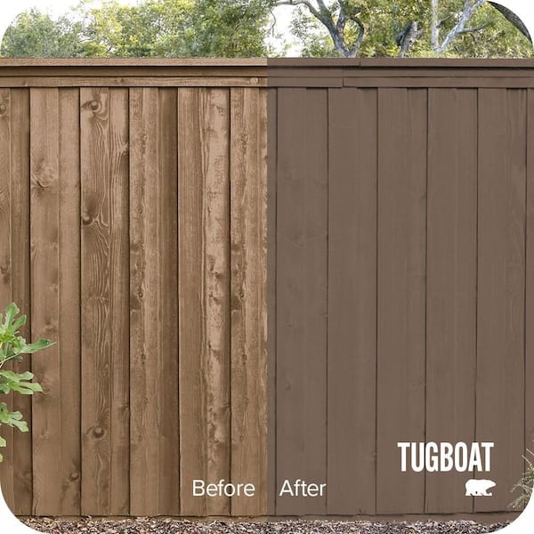 5 gal. #SC-141 Tugboat Solid Color House and Fence Exterior Wood Stain