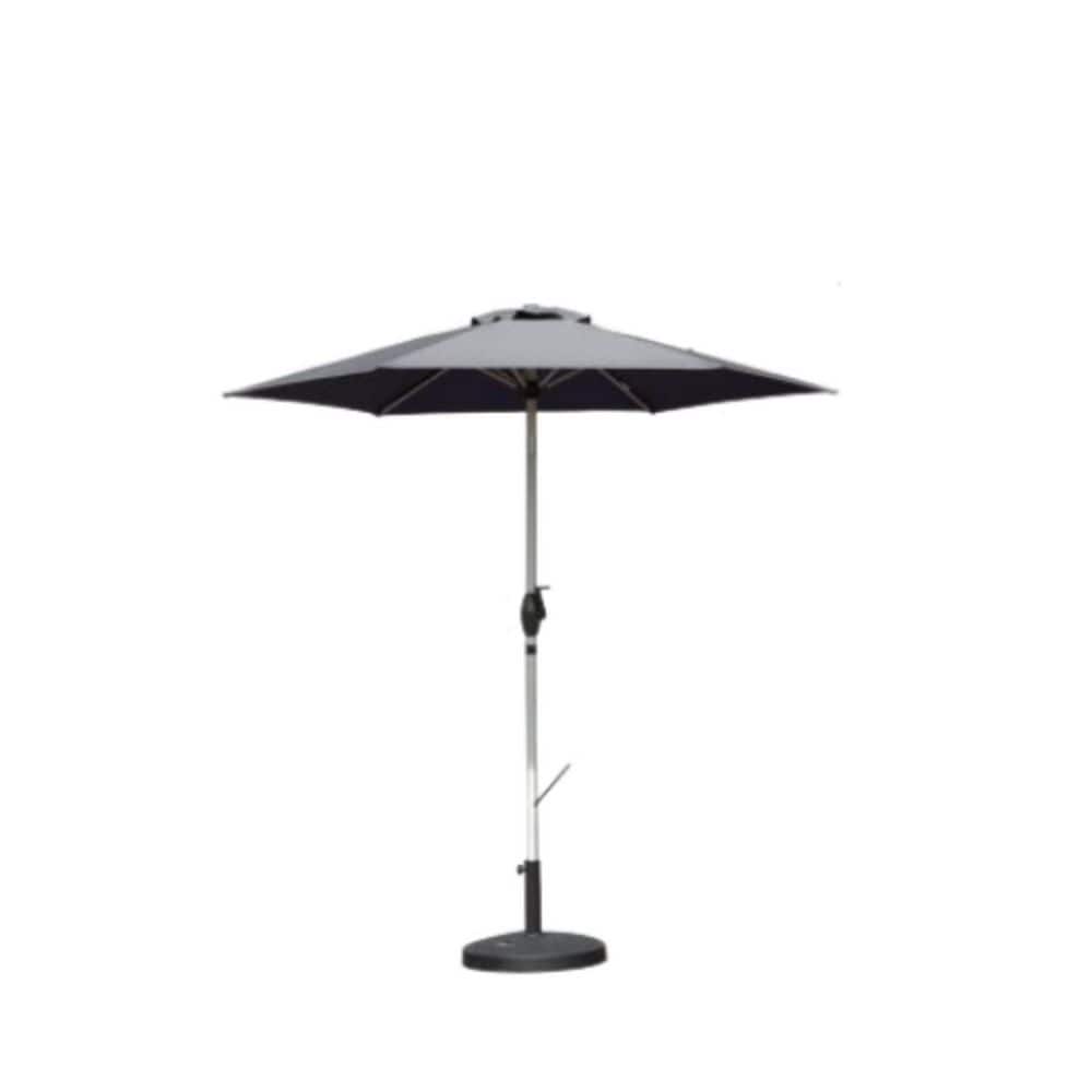 7.5 ft. Umbrella, Outdoor Table Umbrella with Push Button Tilt and Crank Handle, with 8 Sturdy Ribs (Gray) price history on PriceWatchPro