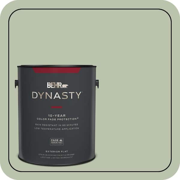 BEHR DYNASTY 1 gal. #PPU11-10 Whitewater Bay Flat Exterior Stain-Blocking Paint & Primer