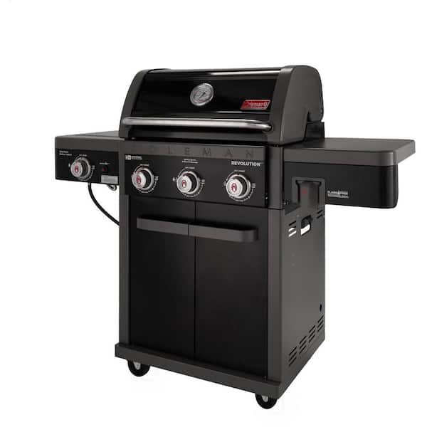 Coleman Revolution Grilling Kit with 3-Burner Propane BBQ Gas