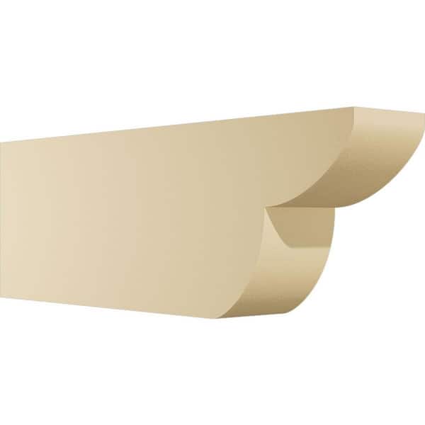 Ekena Millwork Standard Crestline 5 in. W x 10 in. H x 30 in. D Signature Urethane Rafter Tail Outlooker