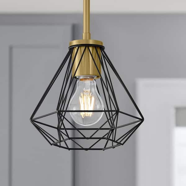 2-1/4 in. Fitter Small Matte Black Metal Cone Pendant Lamp Shade 860985 -  The Home Depot