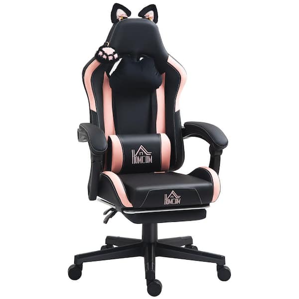 【希少！！】 HOMCOM Faux Leather Cat Ear, Pillow, Adjustable Height, Tilt 帽子