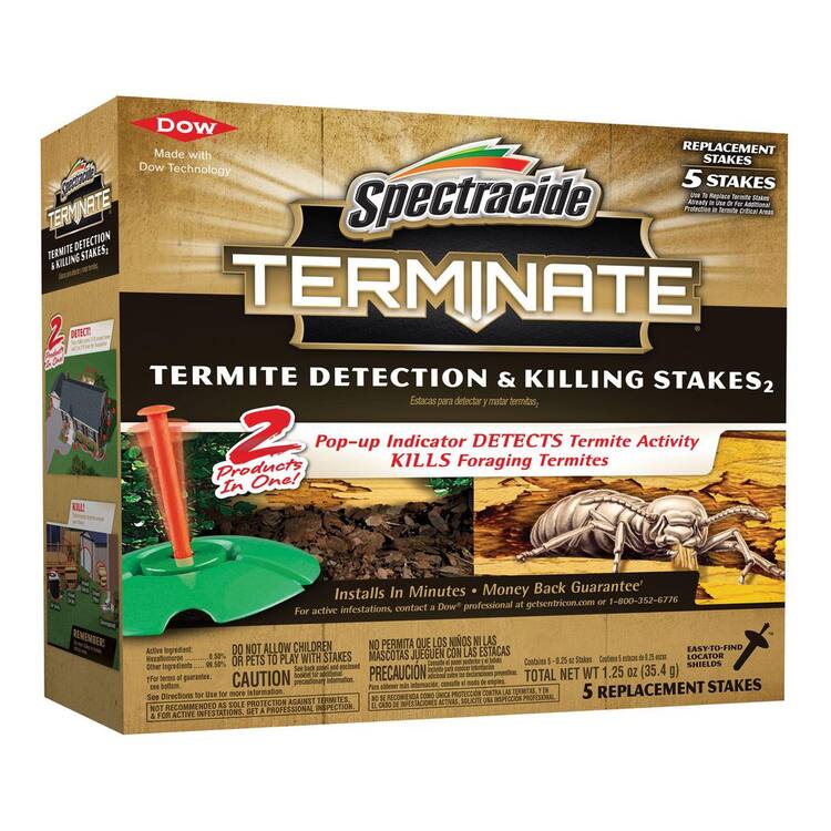 Spectracide Terminate Termite Killing Replacement Stakes (5-Count)