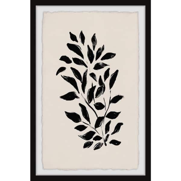 Unbranded The Leaves Flow by Marmont Hill Framed Nature Art Print 12 in. H x 8 in. W