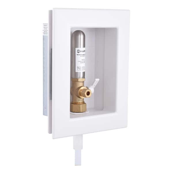 HOLDRITE 1/2 in. PEX x 1/4 in. Compression Fire-Rated Fixture Outlet Box with Water Hammer Arrestor