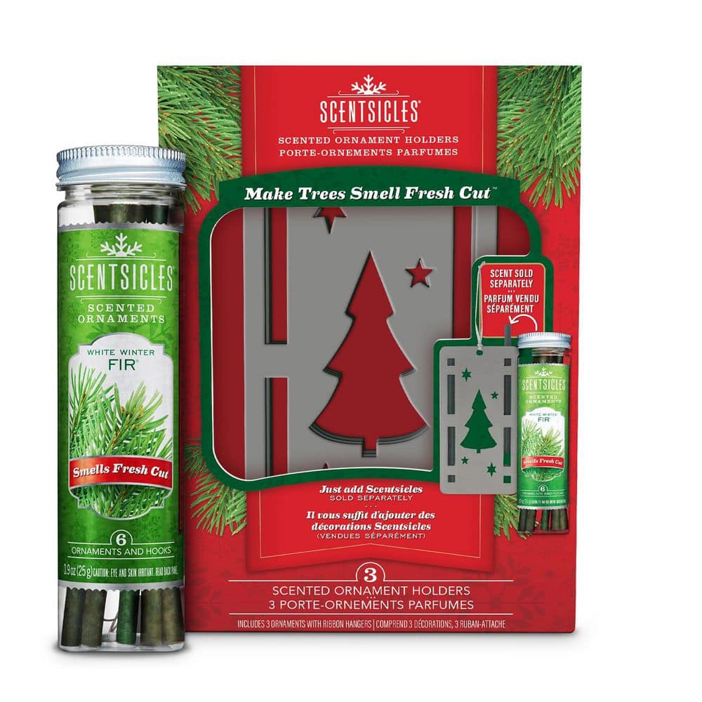 Trio Ornament Set of 3, Bottle 6pc Stick, White Winter Fir price history on PriceWatchPro