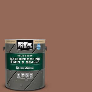 1 gal. #S190-6 Rio Rust Solid Color Waterproofing Exterior Wood Stain and Sealer
