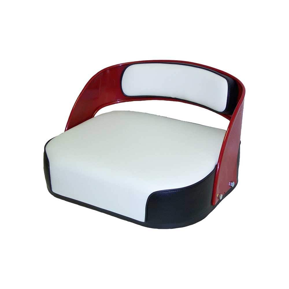 International Harvester 560 Deluxe Seat Assembly : Fits 460/560/660 : Black & White Vinyl price history on PriceWatchPro