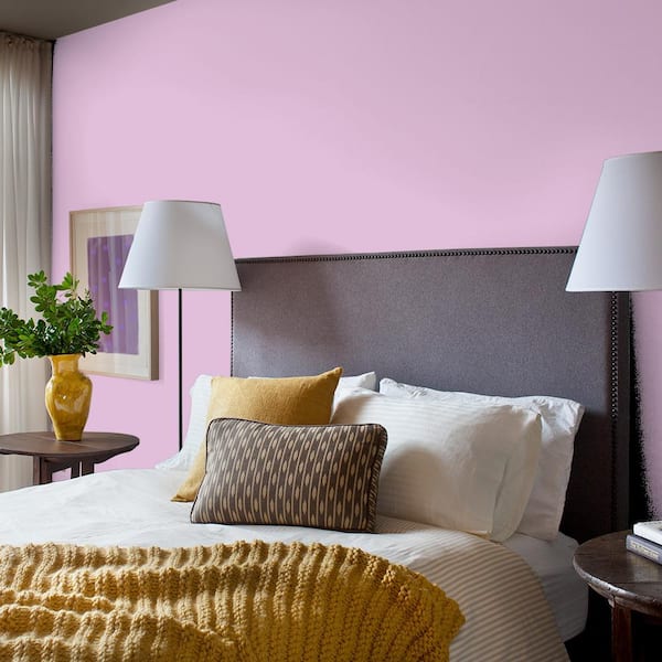 Glidden 8 oz. PPG1251-4 Pink Peony Satin Interior Paint
