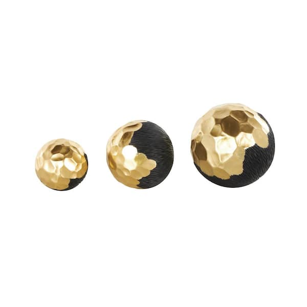 Litton Lane Multi Colored Resin Orbs and Vase Filler with Varying Sizes (3-Pack)
