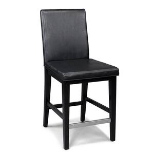 Linear Black Counter Stool
