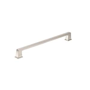 12 5/8 in. (320 mm) Brushed Nickel Transitional Rectangular Cabinet Bar Pull