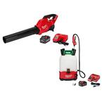 M18 FUEL 120 MPH 450 CFM 18-Volt Lithium-Ion Brushless Cordless Handheld Blower Kit w/Backpack Pesticide Sprayer Kit