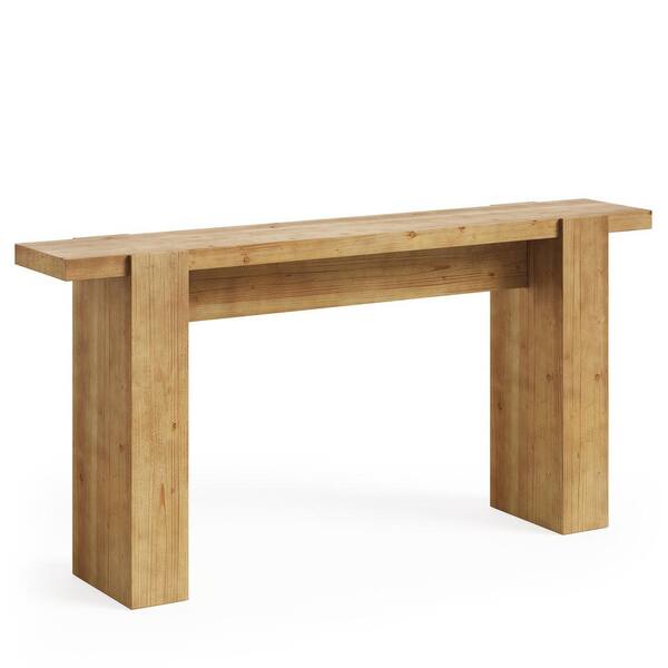 TRIBESIGNS WAY TO ORIGIN Benjamin 67-Inch Rustic Brown Rectangle