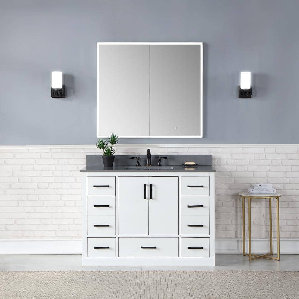 Carsoli 36" Frameless LED Lighted Bathroom Medicine Cabinet