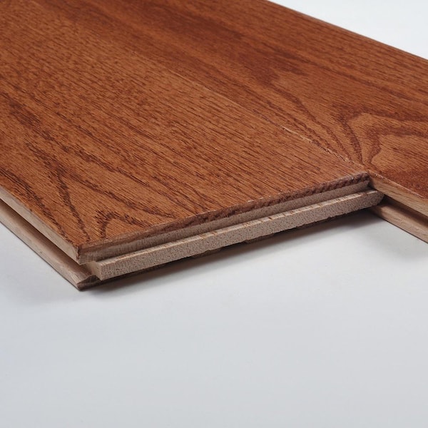 Blue Ridge Hardwood Flooring Antique Gunstock Oak 3/4 in. T x 5 in. W Smooth Solid Hardwood Flooring (20 sq.ft./case)