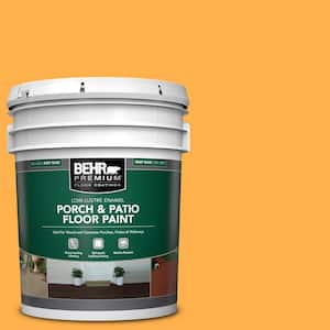 5 gal. #P250-6 Splendor Gold Low-Lustre Enamel Interior/Exterior Porch and Patio Floor Paint