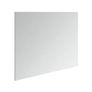32 in. W x 28 in. H Wall Mirror with Gray Finish Frame