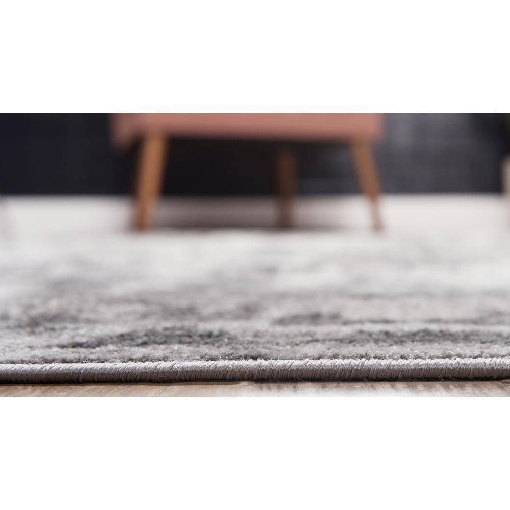 Larvotto Sofia 6'1" x 9' Reversible Gray Indoor Area Rug