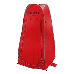 3 ft. x 3 ft. x 69 in. Red Pop Up Pod