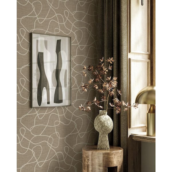 GALEY ALIX 30.75 sq. ft. Driftwood The Bair Vinyl Peel and Stick