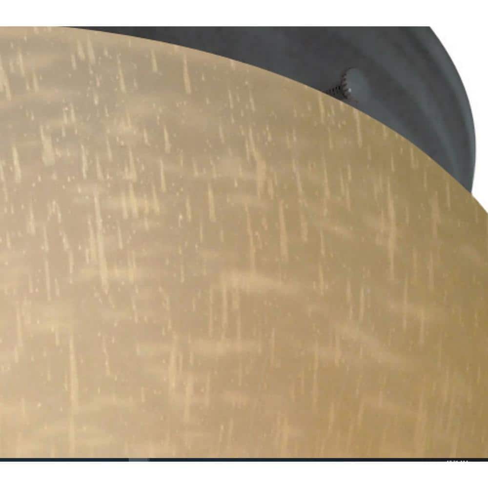 Mahogany Bronze 12" Wide Flush Mount Ceiling Light