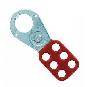 Lot De 10 Cadenas De Sécurité (hasp) Aluminium Rouge - 6 Trous, 25mm, Pour Lockout/tagout Industriel
