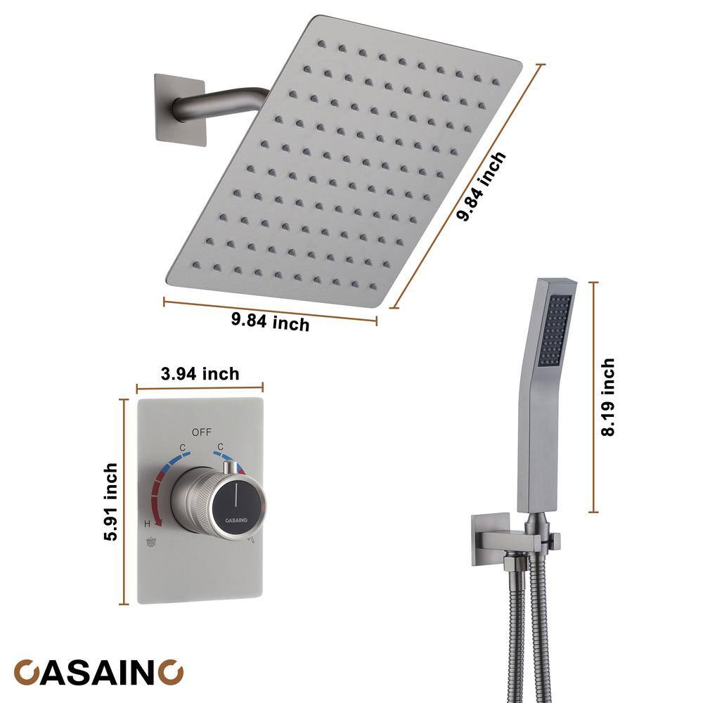 Pressure-Balanced (Temperature And Volume) All-In-One Kit with Rough in-Valve