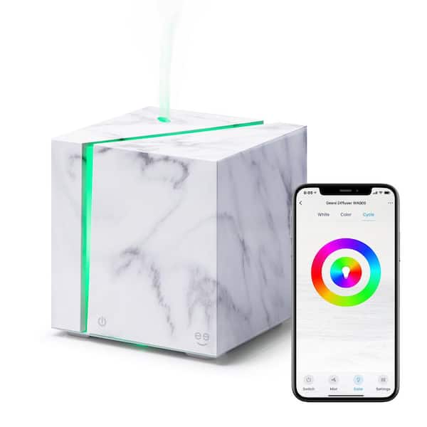 Geeni Smart Wi-Fi Essential Oil Aromatherapy 200 ml Ultrasonic Diffuser & Humidifier with Alexa and Google Home Voice Control