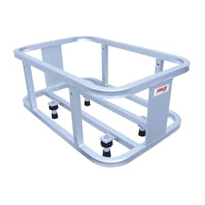 BoatTector Aluminum PWC Cargo Rack/Cooler Holder (Welded) - Compatible with RotoPax Fuel Can Mounts