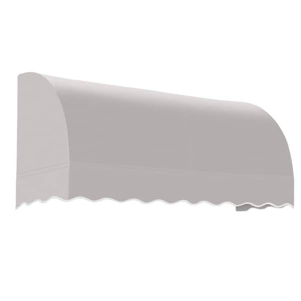 10.38 ft. Savannah Acrylic Fabric Fixed Awning (124.5 in. W x 31 in. H x 24 in. D) in Gray