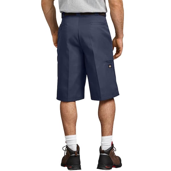 mens navy work shorts