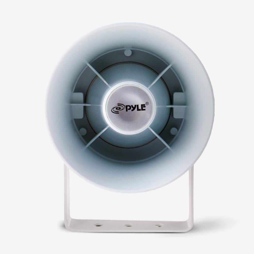 Aluminum 5.6 Inch Indoor and Outdoor PA Horn Speaker 70 Volt 8 Ohms, White