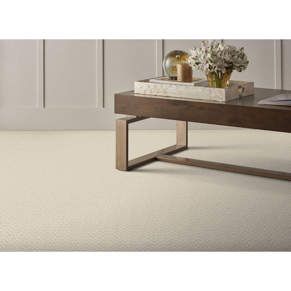 Embrace Ivory Custom Area Rug with Pad