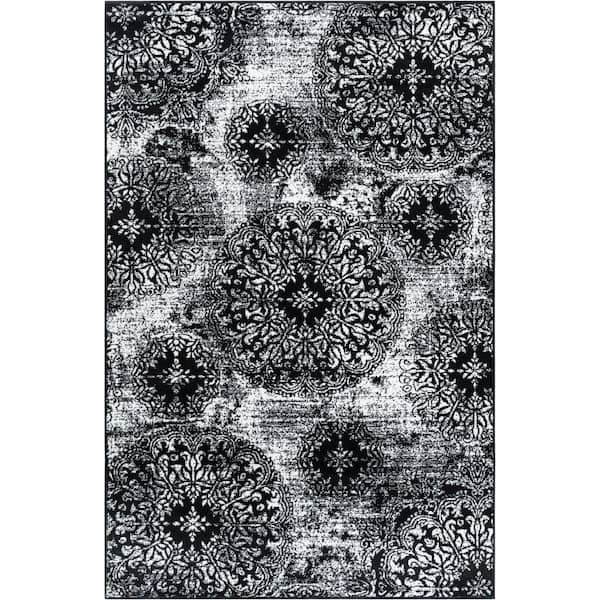 Unique Loom Sofia Grand Black 5' 0 x 8' 0 Area Rug