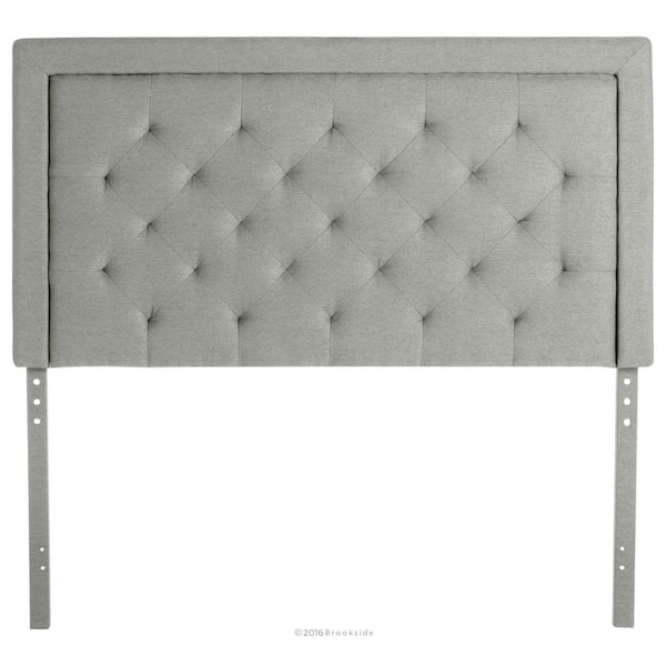 Brookside Upholstered Stone Queen with Diamond Tufting Headboard