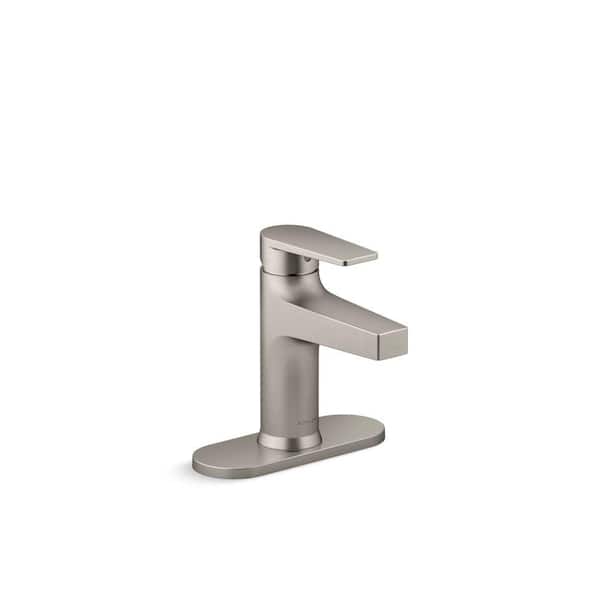 KOHLER Taut Single Handle Single Hole 1.2 GPM Bathroom Sink Faucet with