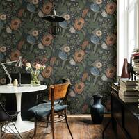 Multicolor Paper Non-Pasted Washable Wallpaper Roll (Covers 56.4 Sq. Ft.)