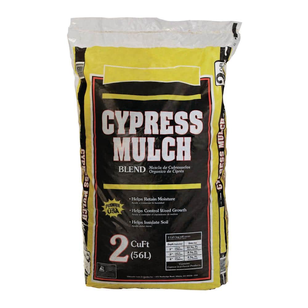 2.0 cu. ft. Cypress Mulch Blend 77774 The Home Depot
