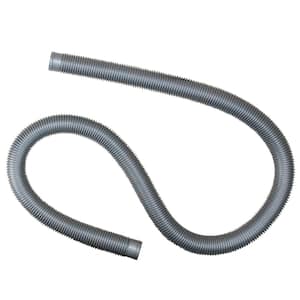 72 in. x 1.25 in. Heavy-Duty Silver Pool Filter Connect Hose