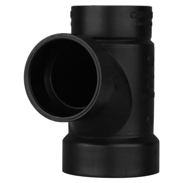 Charlotte Pipe 3 in. x 1-1/2 in. ABS DWV All Hub San Tee