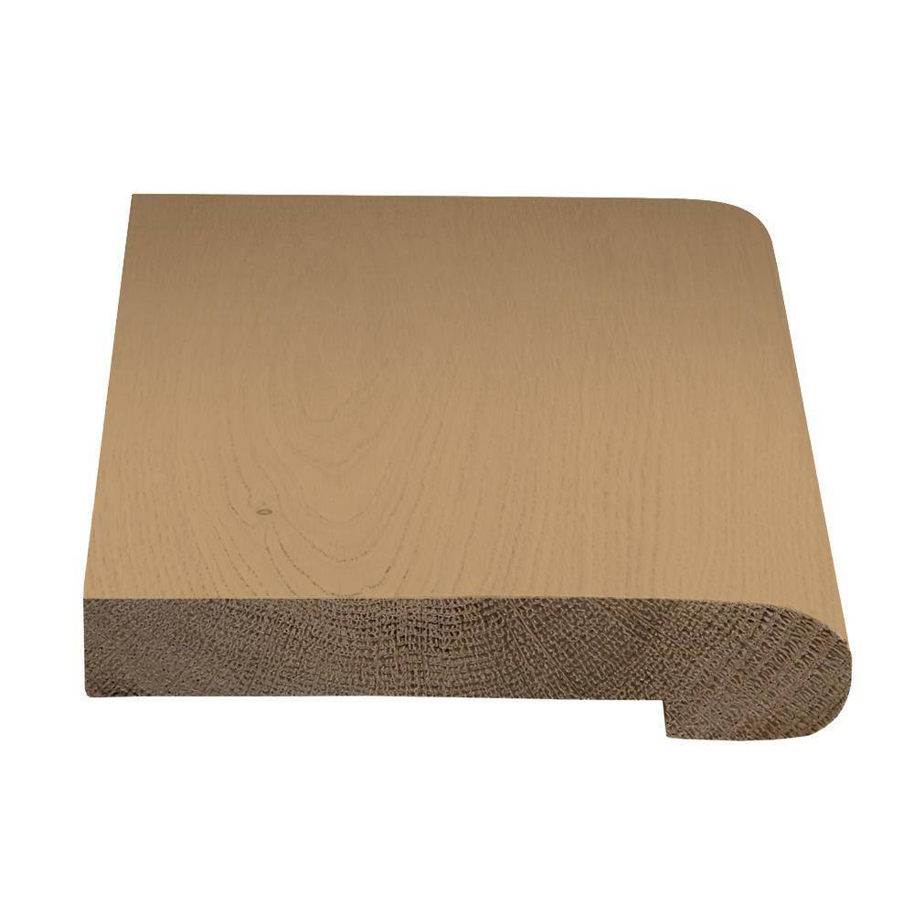 Leonard 0.75 in. Thick x 3 in. Width x 77 in. Length Flush Stair Nosing European White Oak Hardwood Trim price history on PriceWatchPro